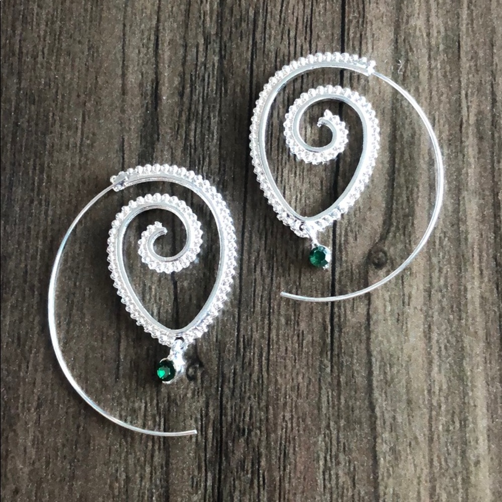 Spiral earrings